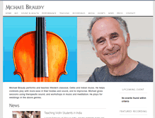 Tablet Screenshot of michaelbraudy.com